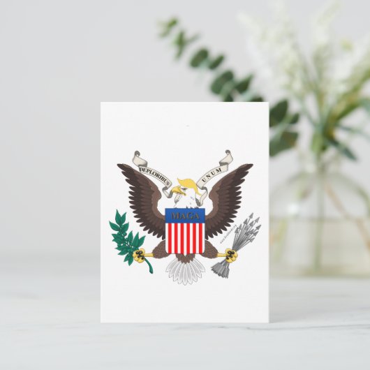 Deploribus Unum! Briefkaart (Staand voorkant)