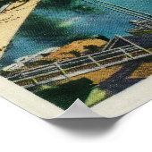 Depoe Bay en Bridge, OregonDepoe Bay, OF Poster (Hoek)