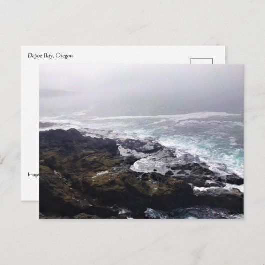Depoe Bay, Oregon Briefkaart (Voorkant / Achterkant)