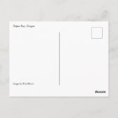 Depoe Bay, Oregon Briefkaart (Achterkant)