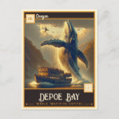 Depoe Bay, Oregon |  Briefkaart (Voorkant)