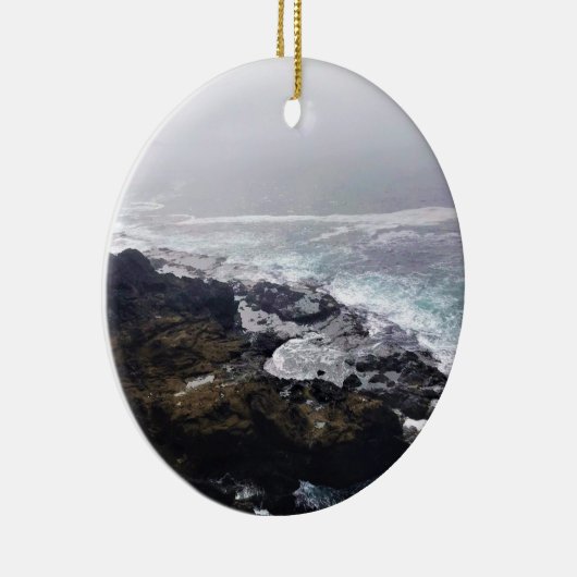 Depoe Bay, Oregon Keramisch Ornament (Rechts)