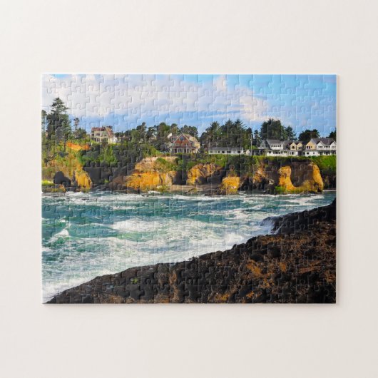 Depoe Bay Oregon. Legpuzzel (Horizontaal)