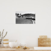 Depoe Bay, Uitzicht van de stad Oregon langs de mu Poster (Keuken)