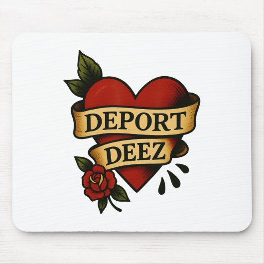 Deport Deez Ice Deportation protesteert tegen immi Muismat (Voorkant)
