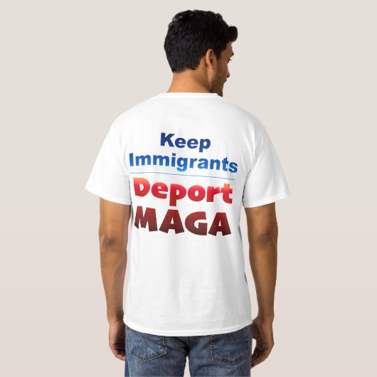 Deport MAGA Heren Value T-Shirt (Achterkant volledig)