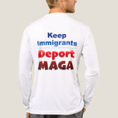 Deport MAGA Lange Mouwen Tri-Blend Shirt (Achterkant)