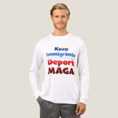 Deport MAGA Lange Mouwen Tri-Blend Shirt (Voorkant)