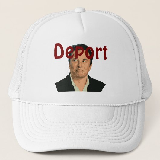 Deport Musk Trucker Hat Pet (Voorkant)