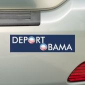 Deport Obama Bumpersticker (Op auto)