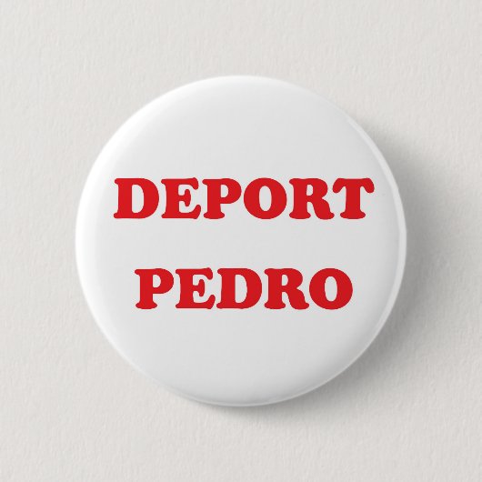 Deport Pedro Ronde Button 5,7 Cm (Voorkant)