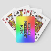 Deport President Musk Pokerkaarten (Achterkant)