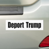 Deport Trump Bumpersticker (Op auto)