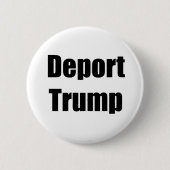 Deport Trump Ronde Button 5,7 Cm (Voorkant)