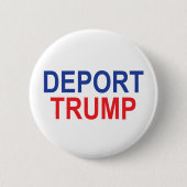 Deport Trump Ronde Button 5,7 Cm (Voorkant)
