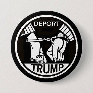 Deport Trump Ronde Button 7,6 Cm