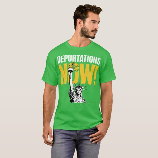 DEPORTATIES NU T-SHIRT (Voorkant volledig)