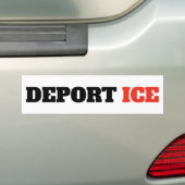 Deporteer ICE Anti Trump Bumpersticker (Op auto)