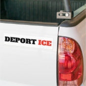 Deporteer ICE Anti Trump Bumpersticker (Op Truck)