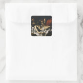 Depositie 2 vierkante sticker (Tas)