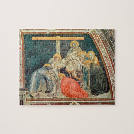 Depositie, c.1320 (fresco) legpuzzel (Horizontaal)