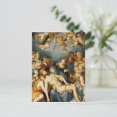 Depositie van het kruis, 1543-45 briefkaart (Staand voorkant)