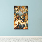 Depositie van het kruis, 1543-45 canvas afdruk (Insitu (Houten vloer))