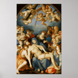 Depositie van het kruis, 1543-45 poster