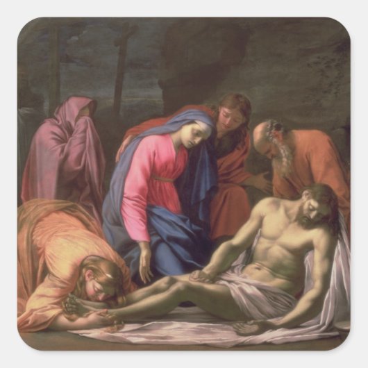 Depositie Vierkante Sticker (Voorkant)