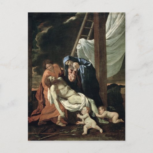 Deposition, c.1630 briefkaart (Voorkant)