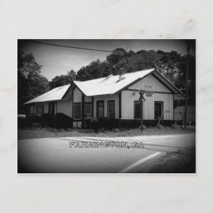 DEPOT - Farmington, Georgië Briefkaart