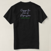 depress-ion-T-shirt | Regenboogachtergrond x CTFOD T-shirt (Design achterkant)
