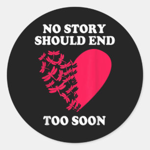 Depressie Aandacht voor zelfmoord Geen verhaal mag Ronde Sticker