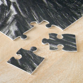 Depressie alleen in een donkere kamer-houtskooltek legpuzzel (Zijkant)