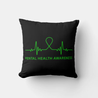 Depressie Anxiety Mental Health Awareness Green R Kussen