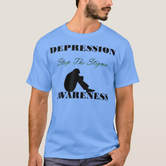 Depressie Bewustmaking Stop het stigma-mentale gez T-shirt