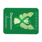 Depressie Bewustzijn Lint Art Custom Magnet Magneet (Horizontaal)