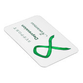 Depressie Bewustzijn Lint Art Custom Magnet Magneet (Rechterzijde)