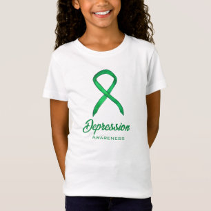 Depressie Bewustzijn Lint Custom Art Shirt