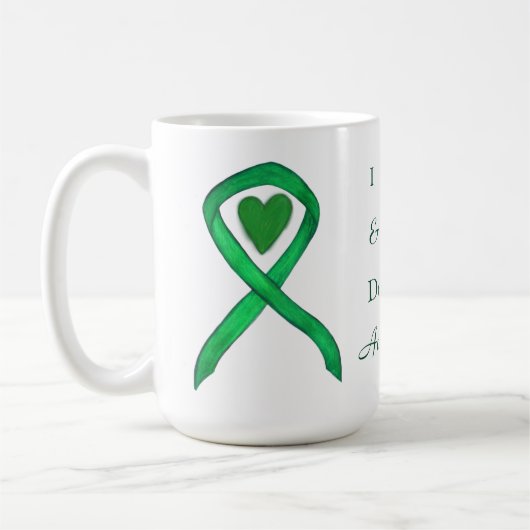 Depressie Bewustzijn Lint Hart Koffiekopje Mokken (Links)