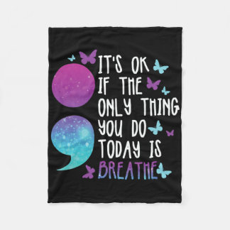 Depressie Bewustzijn Zelfmoordpreventie 15 Fleece Deken