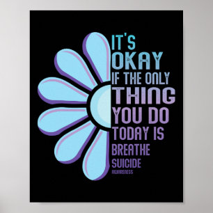 Depressie Bewustzijn Zelfmoordpreventie 8 Poster