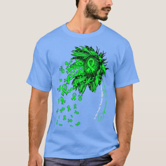 Depressie Bewustzijn zonnebloem niemand vecht alle T-shirt