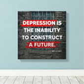 Depressie Canvas Afdruk (Insitu (Houten vloer))