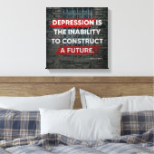 Depressie Canvas Afdruk (Insitu (Slaapkamer))