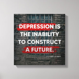 Depressie Canvas Afdruk