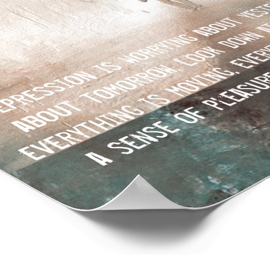 Depressie en angst poster (Hoek)