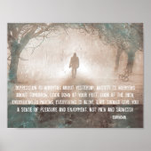 Depressie en angst poster (Voorkant)