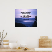 Depressie en verdriet poster (Keuken)