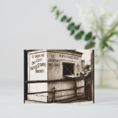 Depressie Era One Penny Coffee Briefkaart (Staand voorkant)